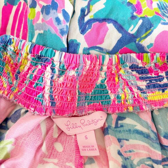 Lilly Pulitzer Dahlia Shorts Multi Gumbo Limbo Sz S - Picture 2 of 4